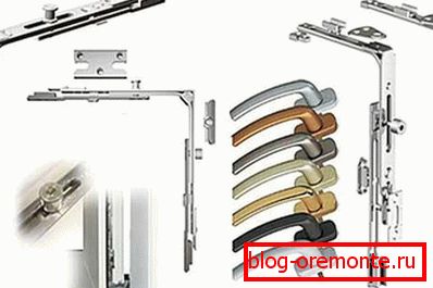 Componentes para puerta de PVC