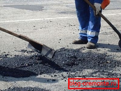 Reparación de pavimento asfáltico. Reparación de pavimento asfáltico.