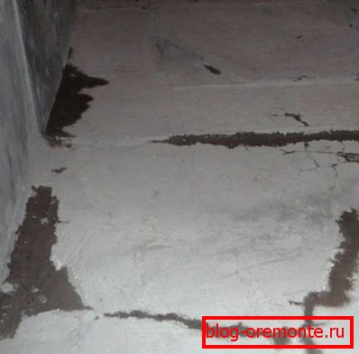 Reparar el suelo.