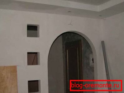 Arco de placas de yeso hazlo tú mismo. Haz un video de bricolaje