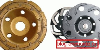 Muela segmentada para hormigón para amoladoras. Muela segmentada para hormigón para amoladoras.