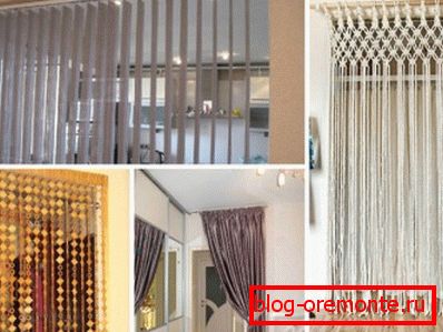 Cortinas en las puertas Cortinas en las puertas