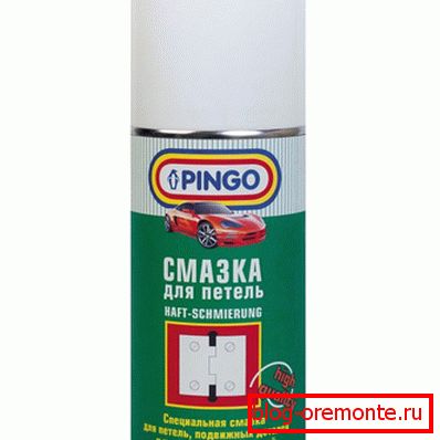 Composición para lubricación de bisagras y cerraduras. Composición para lubricación de bisagras y cerraduras.