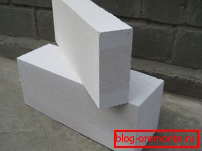 Bloques de construcción de hormigón poroso ligero. Bloques de construcción de hormigón poroso ligero.
