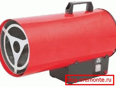 Calentador de ventilador de edificio.