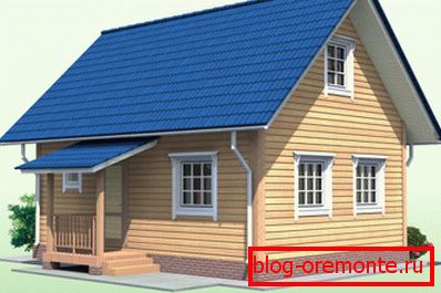 Типовой Proyecto de casa 3D con ático. Типовой Proyecto de casa 3D con ático.