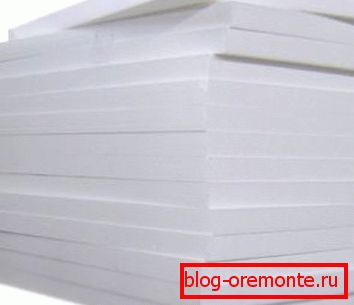 Tablero de espuma de secciones de chimenea. Tablero de espuma de secciones de chimenea.