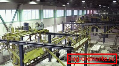 Tienda para la producción de bloques de hormigón celular. Tienda para la producción de bloques de hormigón celular.