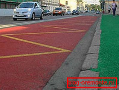 El asfalto de color rara vez se debe principalmente al alto costo.