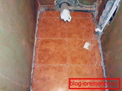 Colocación de una baldosa estándar