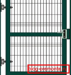 Puerta de celosía con cerradura de embutir cerradura de ventanilla
