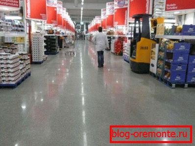 Debes haber encontrado concreto pulido en supermercados. Debes haber encontrado concreto pulido en supermercados.