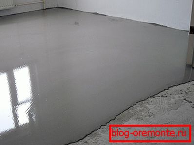Piso de concreto nivelado