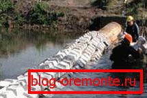 La protección de la tubería ubicada en el agua ayudará a evitar daños cuando los ríos se inundan o protegerán de objetos en movimiento a lo largo de la misma.